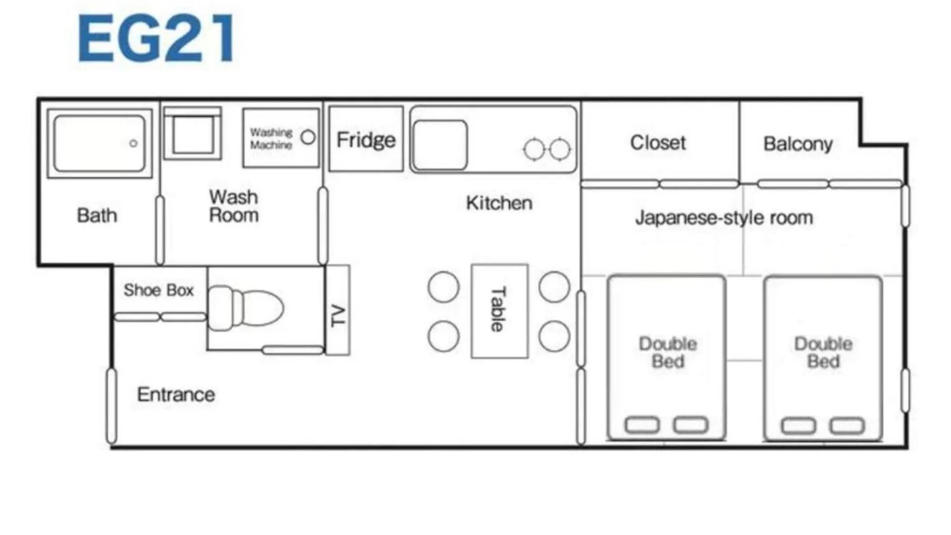 Eg21 Elizabeth Garden Apartment Osaka Japan